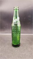 Green Glass Sprite Soda Bottle