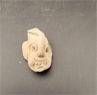 Antique Pre-Columbian/Mayan Head Fragment