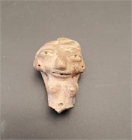 Antique Pre-Columbian/Mayan Head Fragment