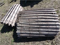 2 rolls of wooden snowfence