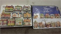 Set of Dickens of London houses in Box