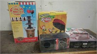 Fondue Fountain, Cake Pop Maker, Game & Car Seat