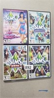 (4) SIMS 3 GAMES