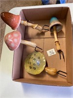 (2) Sets of Mushroom Chimes