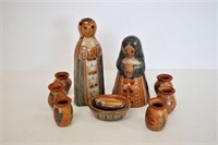 Collection of Folk Art Pottery