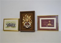 Trio Small Framed Art Souvenirs