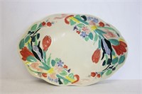 Art Pottery Floral Platter, by L. Jeannine Petry