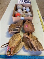 Ball Gloves and Balls