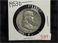 1953D FRANKLIN 1/2 DOLLAR