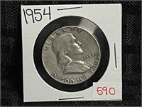 1954 FRANKLIN 1/2 DOLLAR