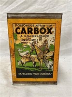 Carbox cleanser & healer 1/2 gallon tin
