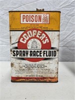 Coopers Spray Race fluid 1 gallon tin