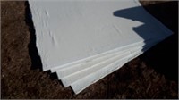 Sheets of 1/2" plastic lumber 5 sheets