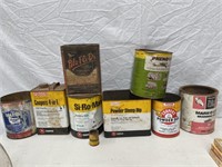 Assorted Coopers, Blo Fli Di, Mark O Leen etc tins