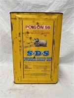 S.D.S Powder Sheep Dip 45 lb tin