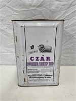 Czar sheep dip powder tin