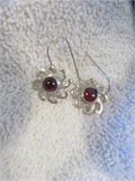 LOVELY MEXICAN STERLING SILVER AND GARNET