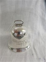 STERLING SILVER BELL - CHRISTMAS 1968