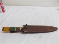 Larger knife & sheath