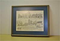 KP Singh Indiana State University Lithograph