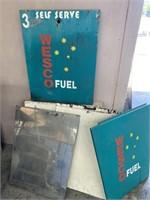 Original Wesco & Gull bowser panels