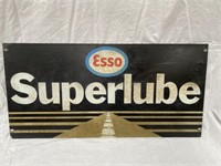 Original Esso Superlube rack sign