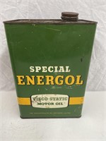 Energol Special 1 gallon oil tin