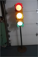 Electric Traffic Light w/Stand-8" Lenses, 73"H