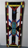 Stained Glass Pc w/Lead-46"x18"(damaged)