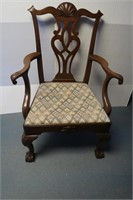 Vintage Wood Chair made by Kittinger-Chase Bank