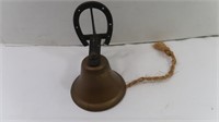 Vintage Horseshoe Brass Bell w/sm. Crack