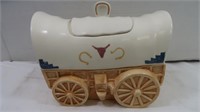 Vintage Cowboy Wagon Cookie Jar