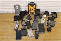 large lot of cell phones & accessories