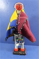 Vintage Handmade Indian Doll made from Beads-