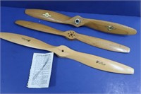 Vintage Maple Props, Airplane Props
