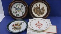 4 Vintage Collector Plates-2Goebel,1 Enesco,1 Avon