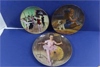 3 Vintage Collector Plates-1 Knowles,1 Vague