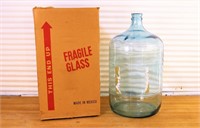 Vintage glass water jug