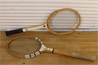 Vintage wood rackets