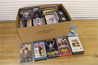 Large lot of VHS tapes