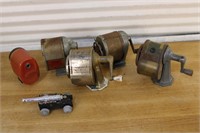 Lot of vintage pencil sharpeners