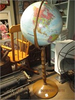 World Globe On Stand