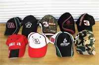 Lot of racing hats