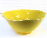 1959 Yellow Rookwood Pottery bowl shape 7074