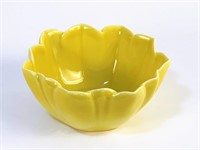 1960 Yellow Rookwood Pottery bowl shape 6132