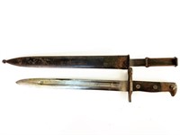 1898 US bayonet with scabbard