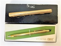 Two gold filled pens