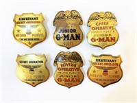 1930s Junior G Man badges