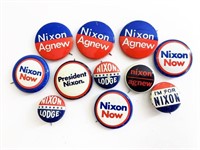 1960s Nixon campaingn buttons