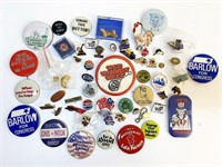 Lot of vintage buttons & pins